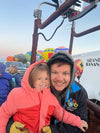 Cody Robinson with family at balloon festival